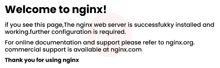  NGINX server 